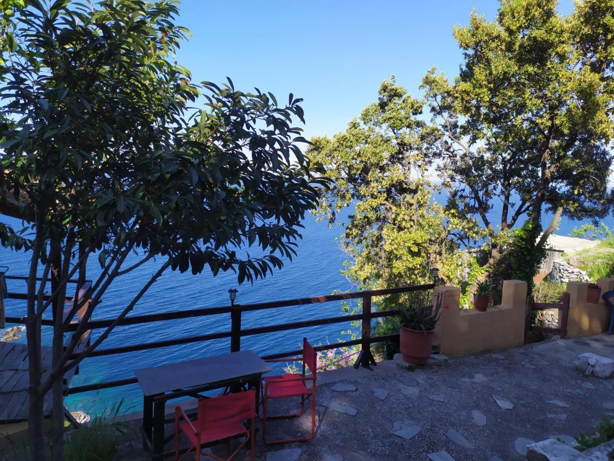 Triple Studio Room With The Most Beatifull View In Mylopotamos 桑加拉达 外观 照片