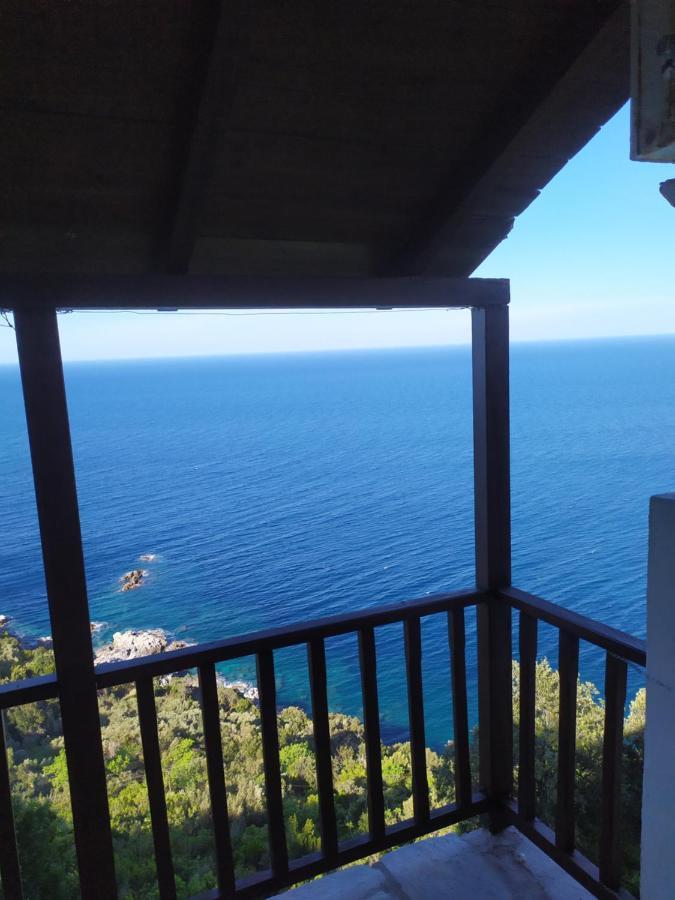 Triple Studio Room With The Most Beatifull View In Mylopotamos 桑加拉达 外观 照片