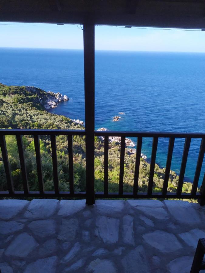 Triple Studio Room With The Most Beatifull View In Mylopotamos 桑加拉达 外观 照片